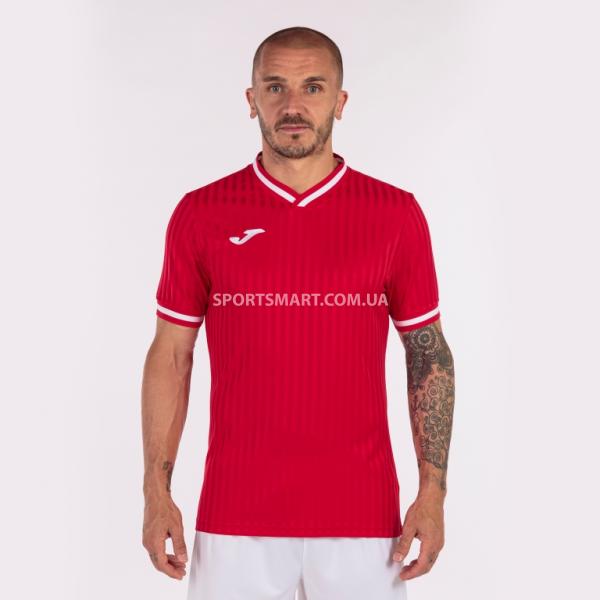 Футболка Joma 101870.600 Toletum Iii Short Sleeve T-shirt Red