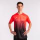 Футболка Joma 102764.119 Tiger Iv Short Sleeve T-shirt Black Fluor Coral