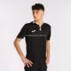 Футболка Joma 102766.102 Gold Iv Short Sleeve T-shirt Black White
