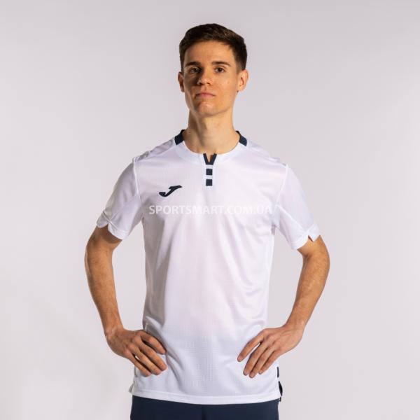 Футболка Joma 102766.203 Gold Iv Short Sleeve T-shirt White Navy