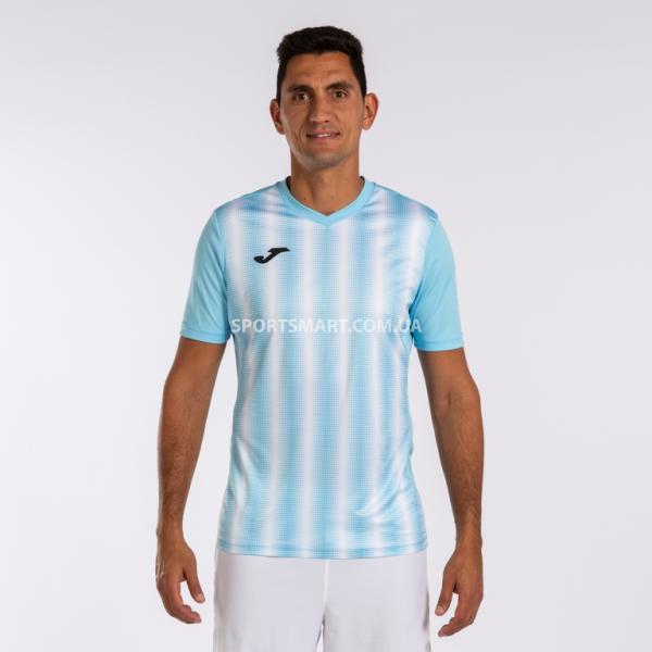 Футболка JOMA 102807.352 Inter Ii Short Sleeve T-shirt Sky Blue White