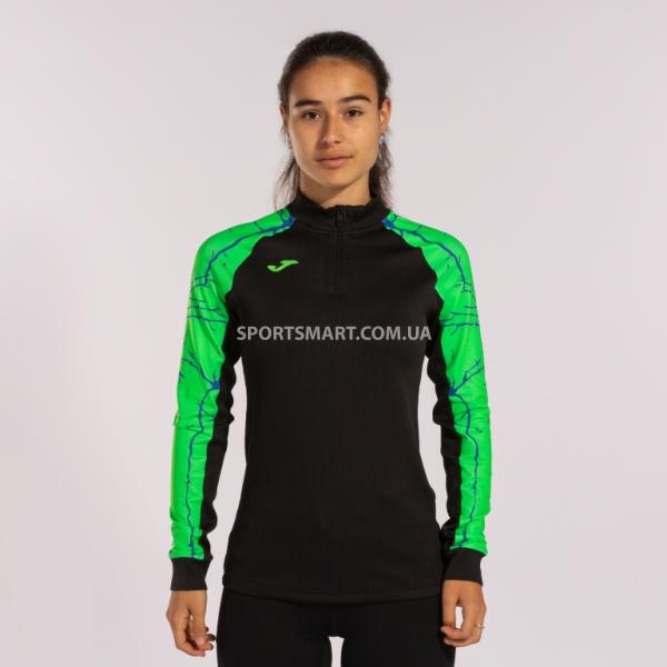 Реглан Joma 901649.117 Elite Ix Sweatshirt Black Fluor Green
