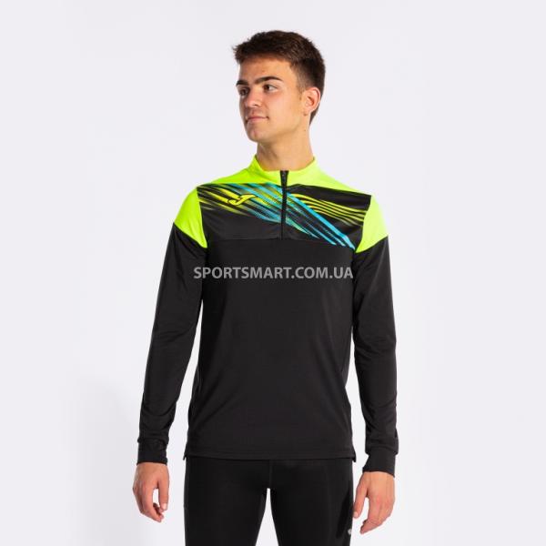 Реглан Joma 103100.121 Elite X Sweatshirt Black Fluor Yellow