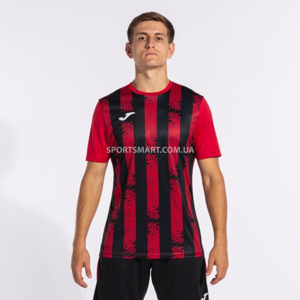 Футболка Joma 103164.601 Inter Iii Short Sleeve T-shirt Red Black