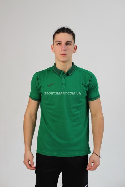 Футболка поло JOMA 100748.450 Polo Shirt Bali Ii Green S/s