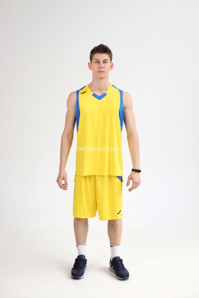 Форма баскетбольна Joma 101115.907 Set Final Yellow-royal Sleeveless
