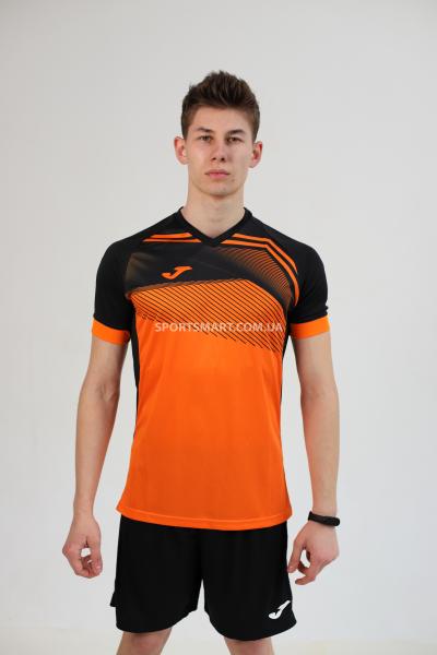 Футболка Joma 101604.881 Supernova Ii T-shirt Orange-black S/s