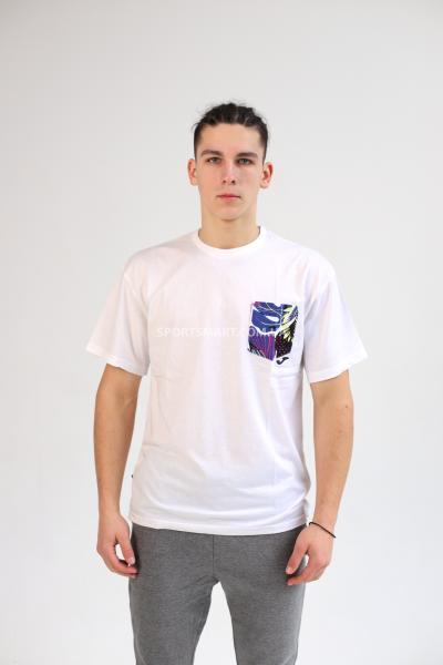 Футболка JOMA 102523.200 California Short Sleeve T-shirt White