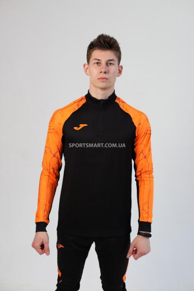 Реглан JOMA 102756.108 Elite Ix Sweatshirt Black Orange