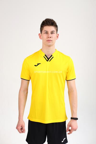 Футболка Joma 102765.901 Toletum Iv Short Sleeve T-shirt Yellow Black