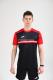 Футболка JOMA 102852.106 Hispa Iv Short Sleeve T-shirt Black Red