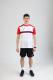 Футболка JOMA 102852.206 Hispa Iv Short Sleeve T-shirt White Red