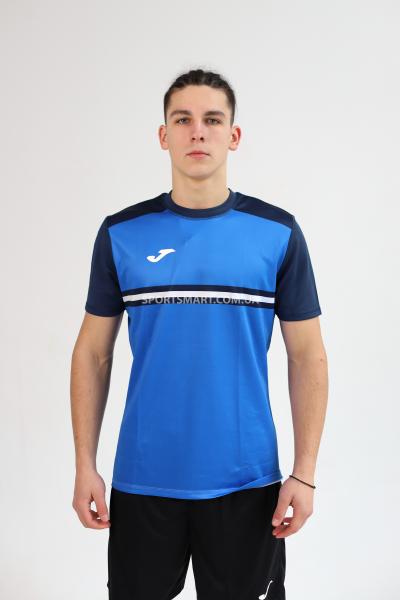 Футболка JOMA 102852.703 Hispa Iv Short Sleeve T-shirt Royal Navy