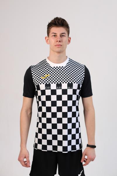 Футболка JOMA 103157.102 Flag Iii Short Sleeve T-shirt Black White