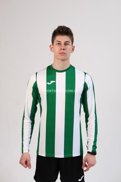 Футболка JOMA 103250.452 Inter Classic Long Sleeve T-shirt Green White