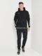 Реглан Joma 102238.111 Street Hoodie Black Melange Gray