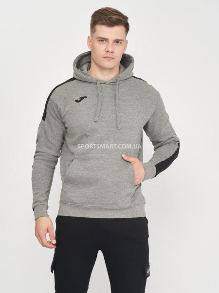 Реглан Joma 102238.281 Street Hoodie Melange Gray Black