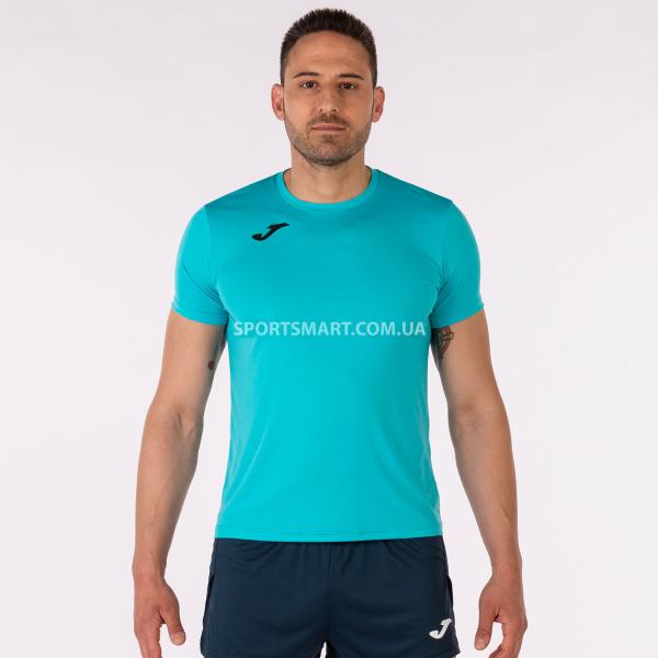 Футболка JOMA 102227.010 Record Ii Short Sleeve T-shirt Fluor Turquoise