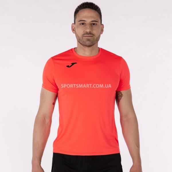 Футболка JOMA 102227.040 Record Ii Short Sleeve T-shirt Fluor Coral