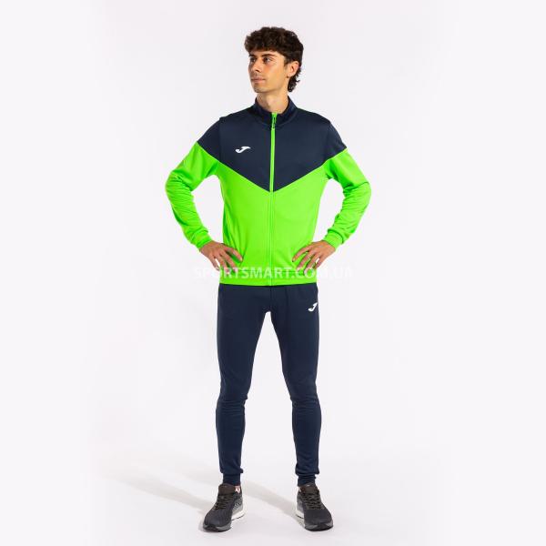 Спортивний костюм JOMA 102747.023 Oxford Tracksuit Fluor Green Navy