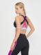Топ JOMA 800069.105 California Sport Bra Black Fuchsia Blue
