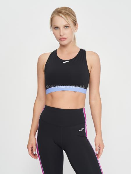 Топ JOMA 800069.105 California Sport Bra Black Fuchsia Blue